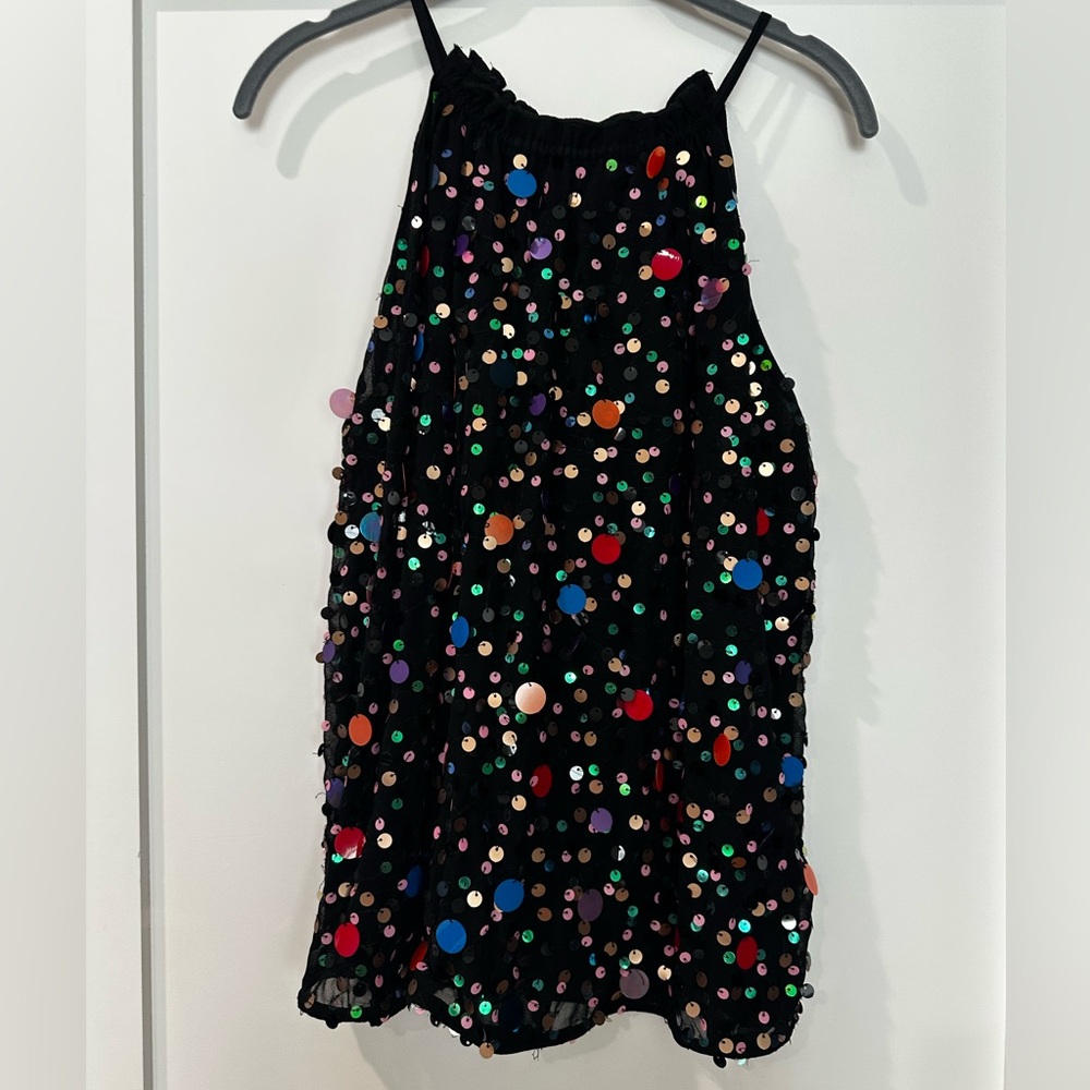 NWT Anthropologie Multi-Color Sequin Tank Top